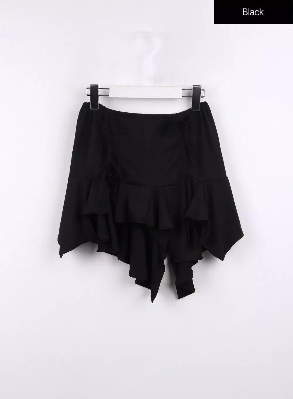 Ribbon Ruffle High Waist Mini Skirt CJ425