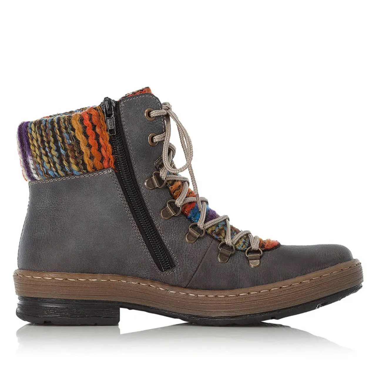 Rieker FELICITAS Grey Ankle Boots