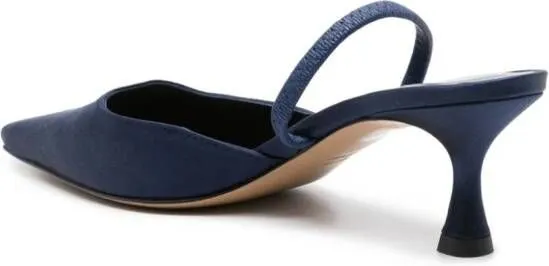 Roberto Festa 65mm satin mules Blue