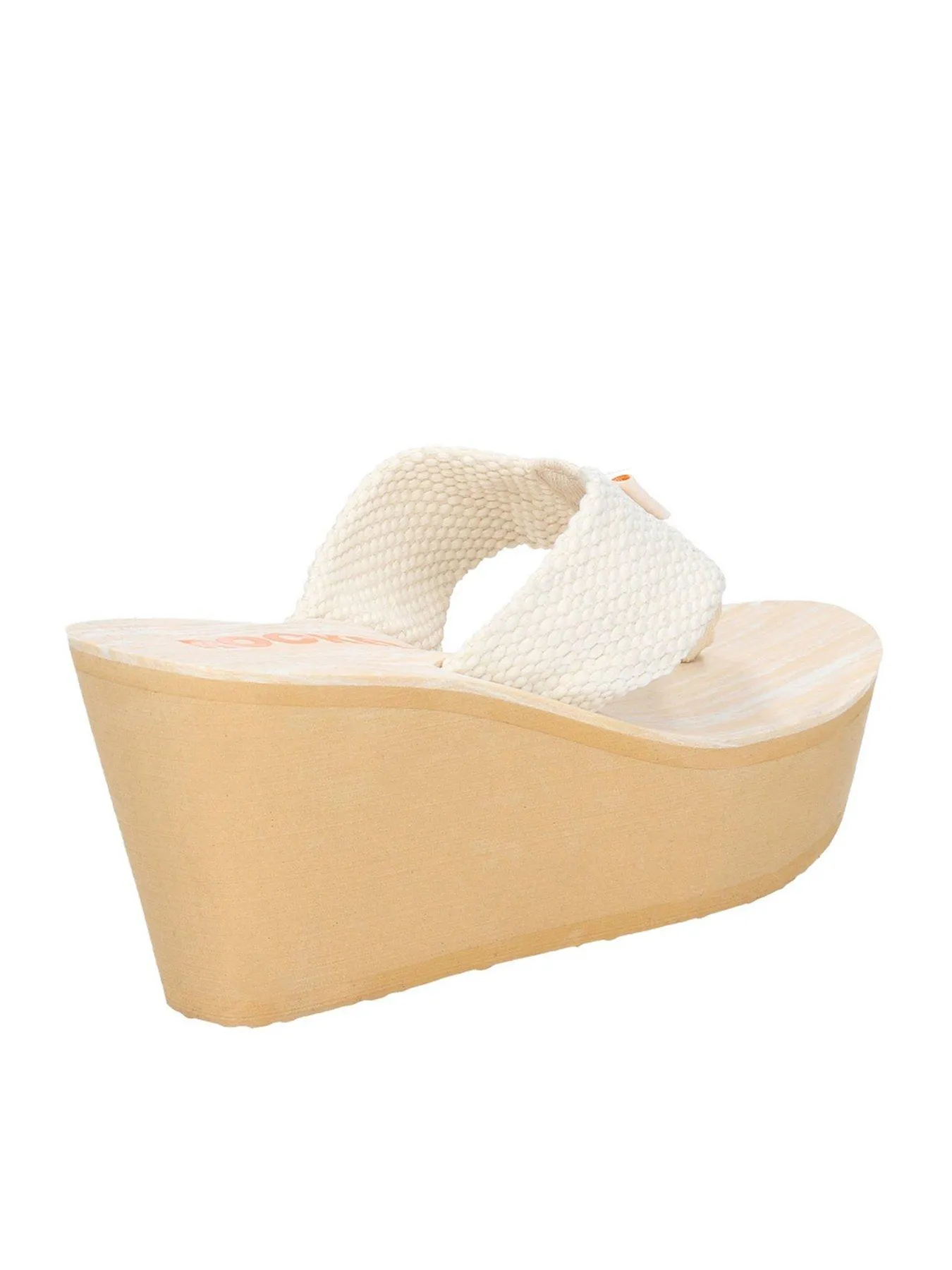 Rocket Dog Diver Wedges - Double Cream