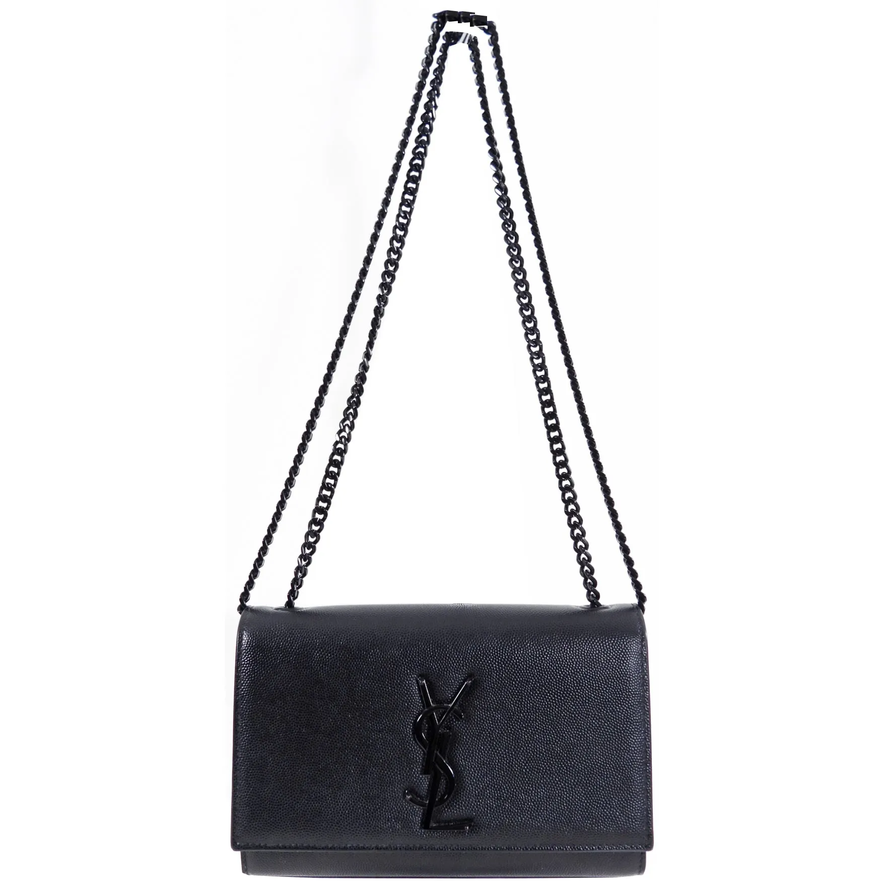 Saint Laurent Small All Black Kate Bag