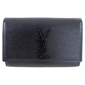 Saint Laurent Small All Black Kate Bag