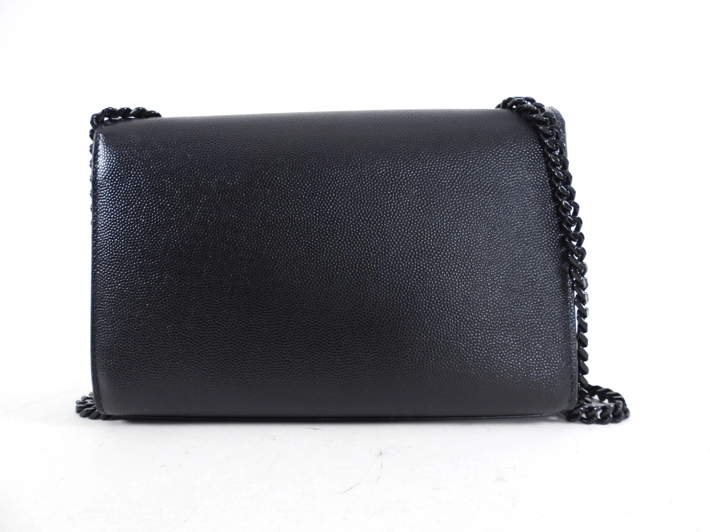 Saint Laurent Small All Black Kate Bag