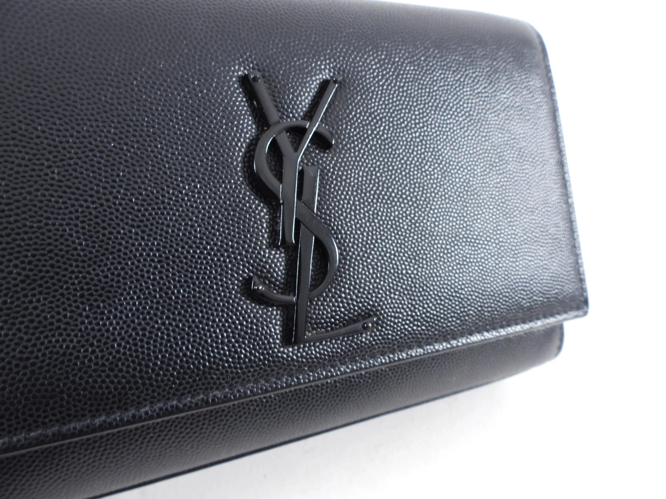 Saint Laurent Small All Black Kate Bag