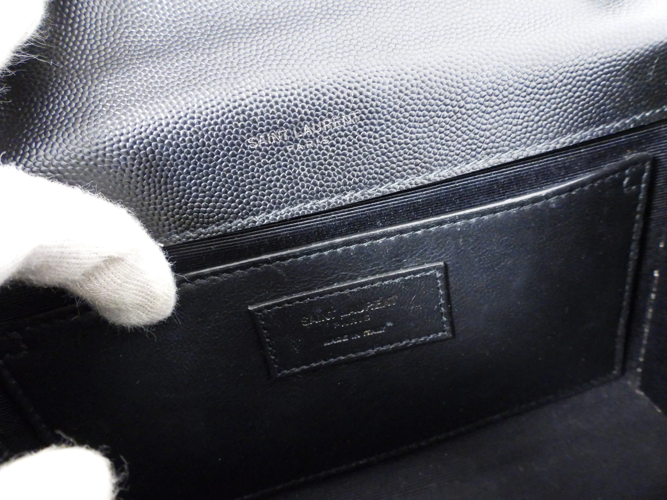 Saint Laurent Small All Black Kate Bag