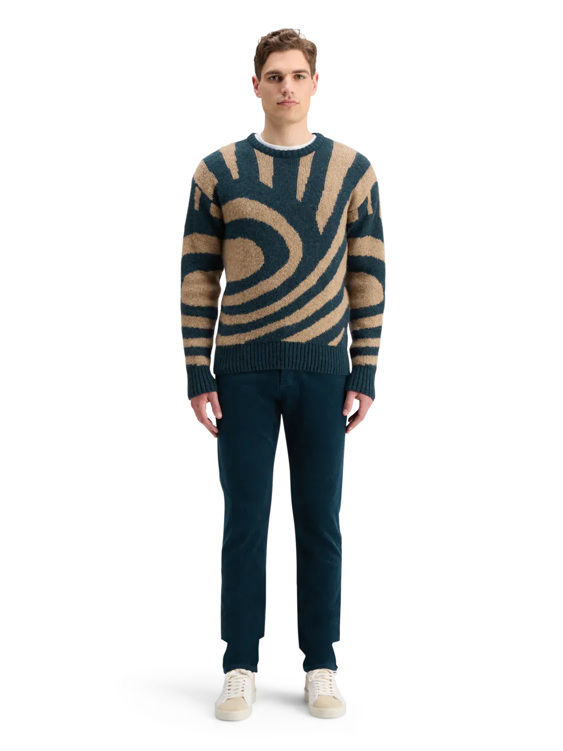 Scotch & Soda HAIRY BIG WAVES DROPPED SHOULDER SWEATER