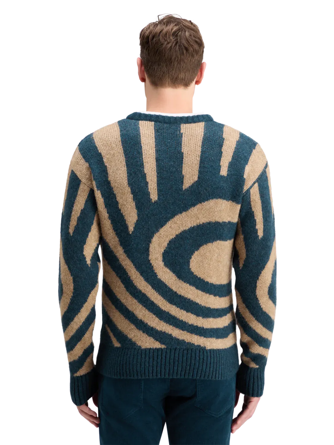 Scotch & Soda HAIRY BIG WAVES DROPPED SHOULDER SWEATER