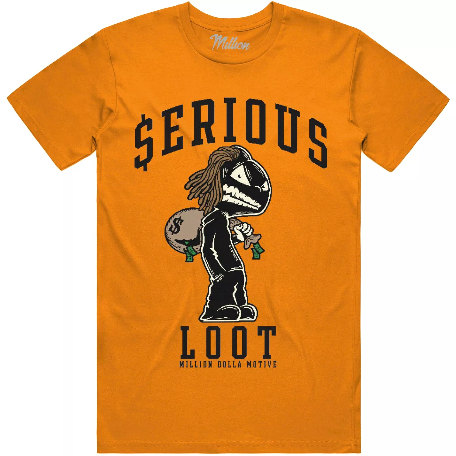 SERIOUS LOOT : Orange Sneaker Tees Shirt