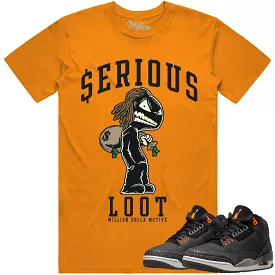 SERIOUS LOOT : Orange Sneaker Tees Shirt