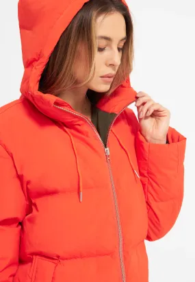 Short Hooded Puffer Jacket