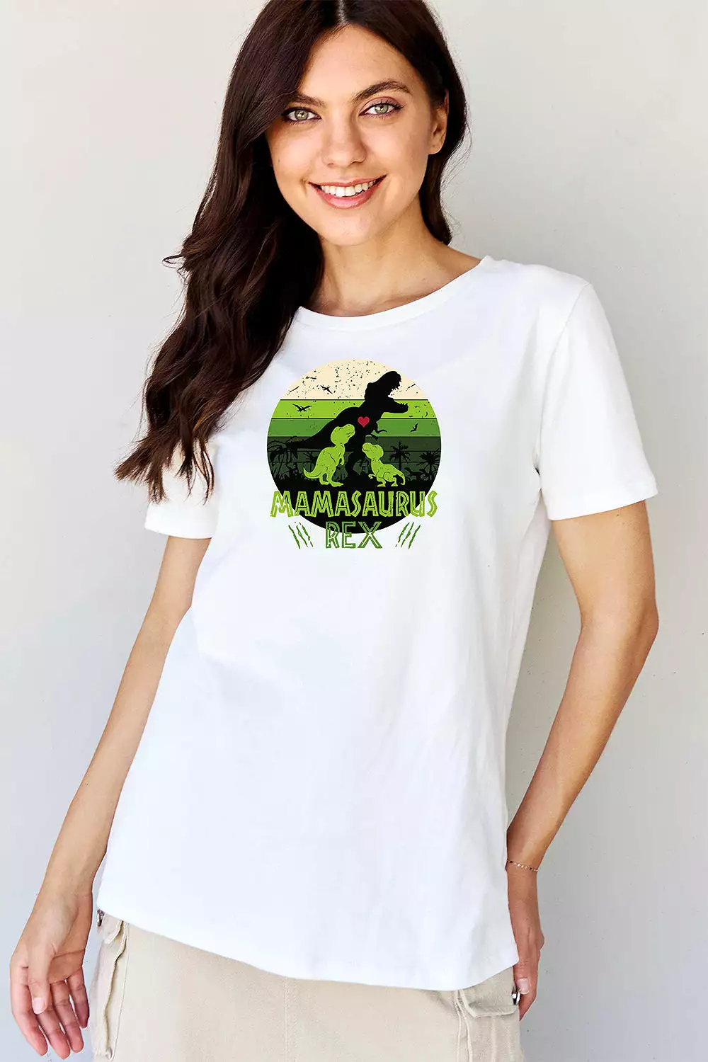 Simply Love Full Size MAMASAURUS REX Graphic T-Shirt