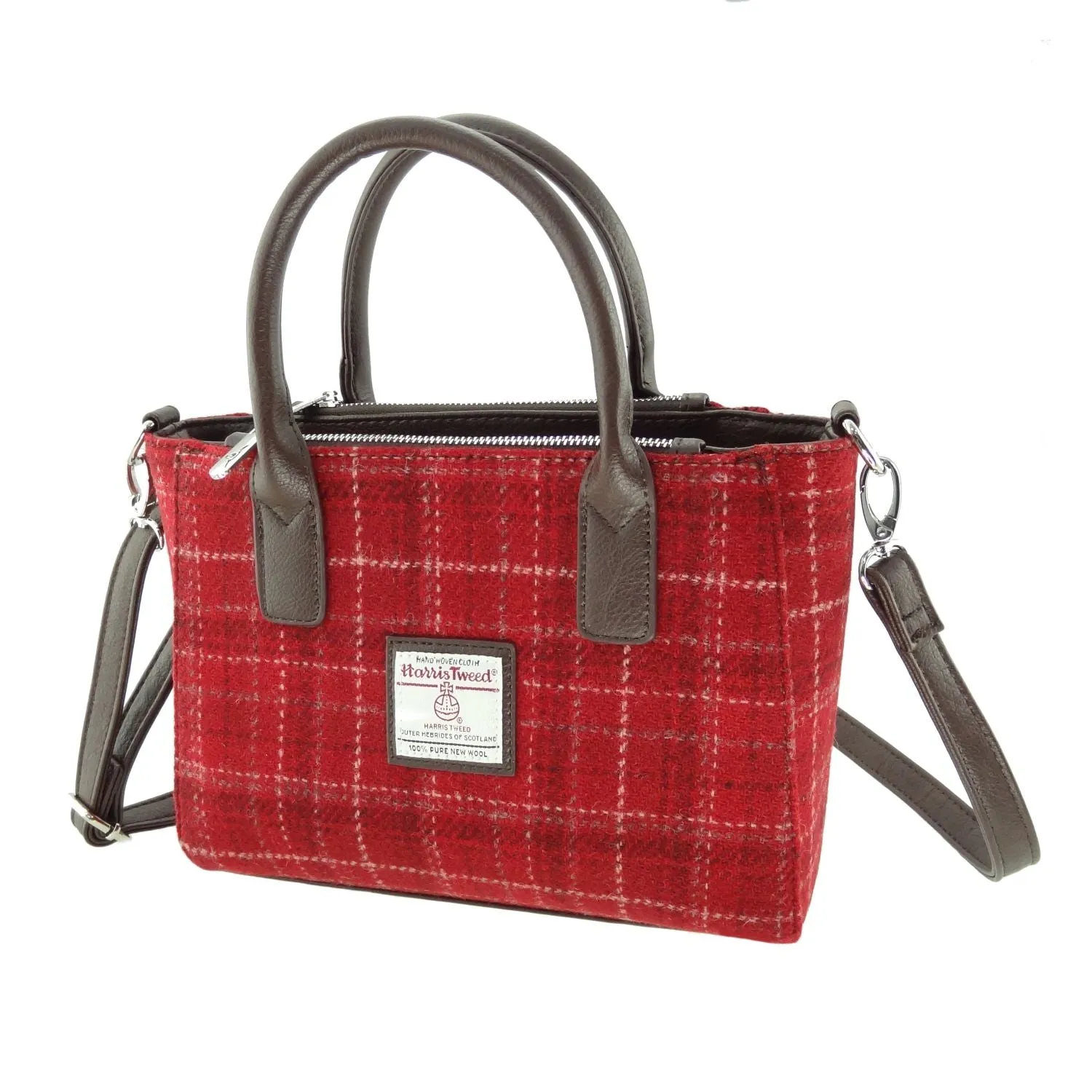 Small Tote Bag 'Brora' with Harris Tweed