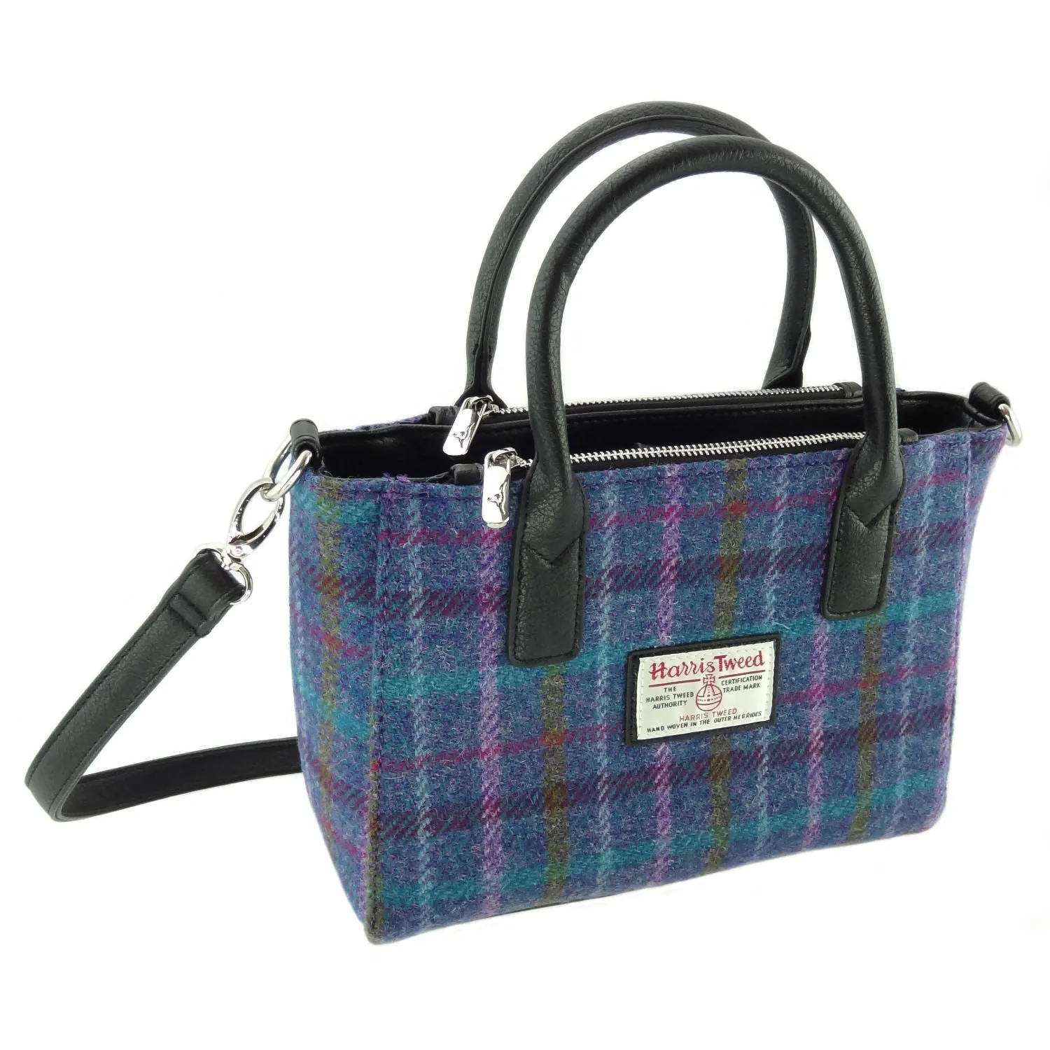 Small Tote Bag 'Brora' with Harris Tweed