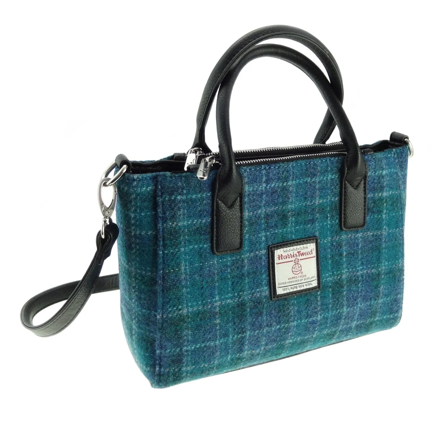 Small Tote Bag 'Brora' with Harris Tweed