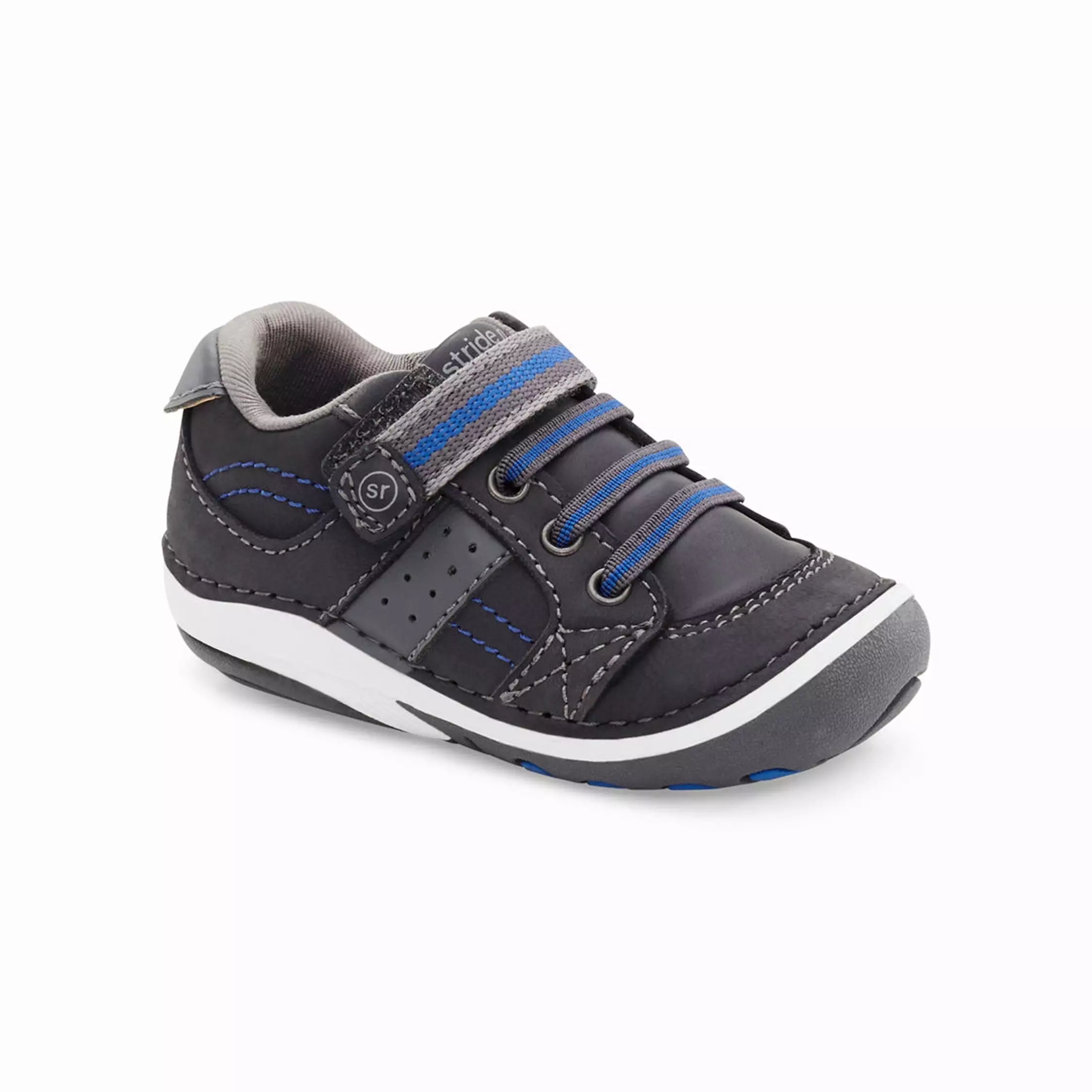 Soft Motion Artie (First Walking) Sneaker - Grey/Blue