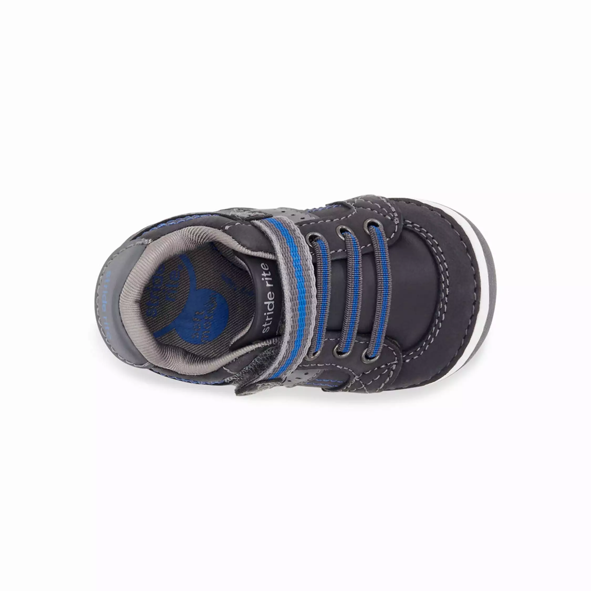 Soft Motion Artie (First Walking) Sneaker - Grey/Blue