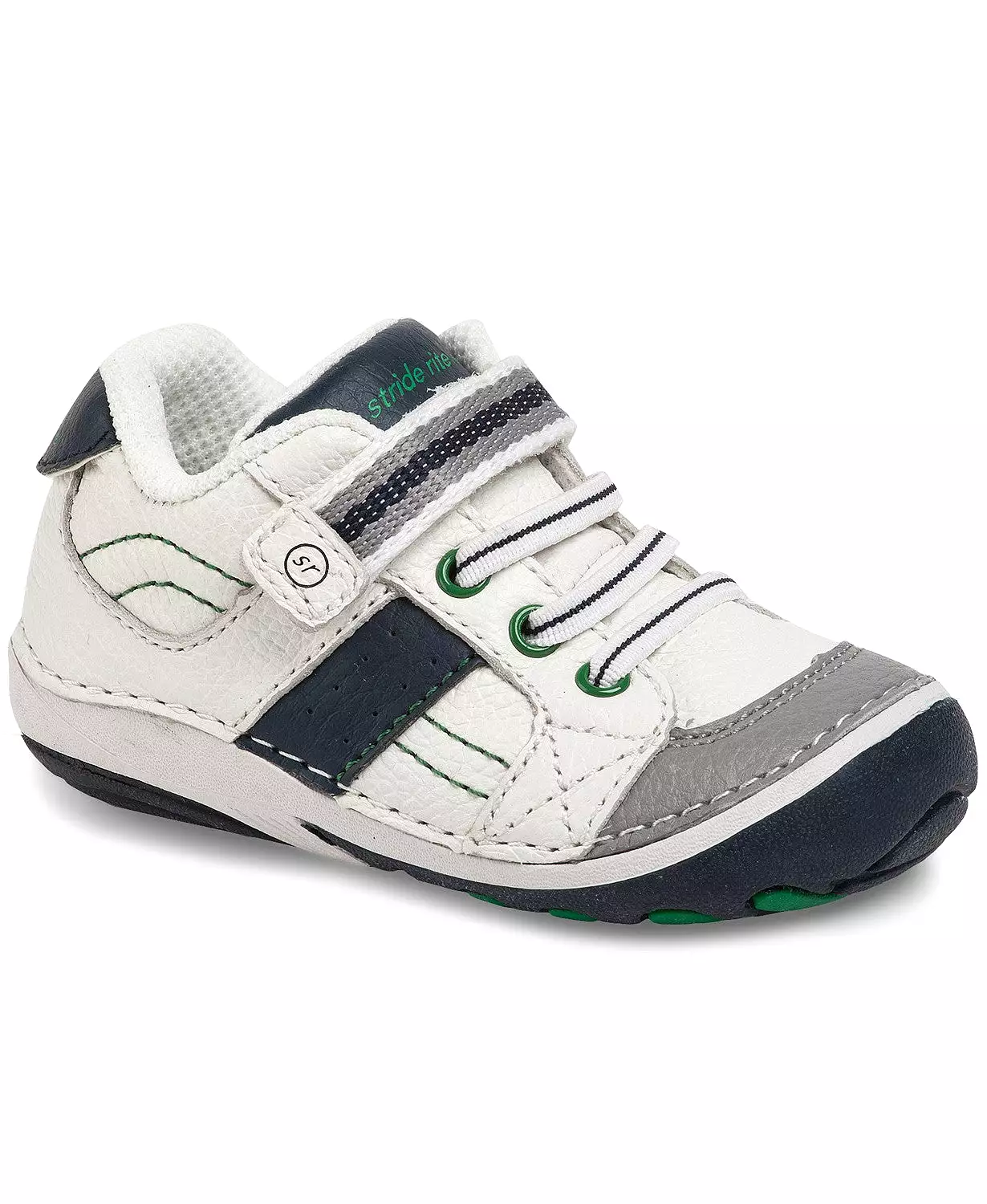 Soft Motion Artie (First Walking) Sneaker - White/Navy