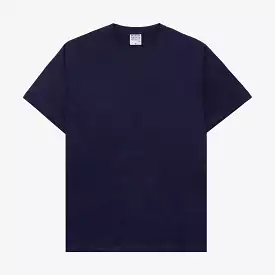 Solid Novelty Mens Short Sleeve Shirt (Navy Blue)