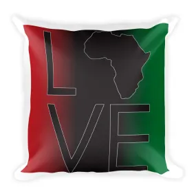 Square Africa Love Pillow