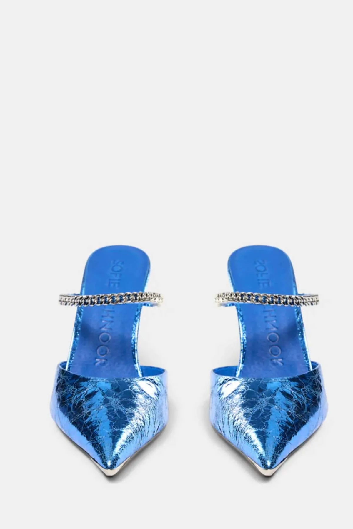 Stiletto Mules - Blue