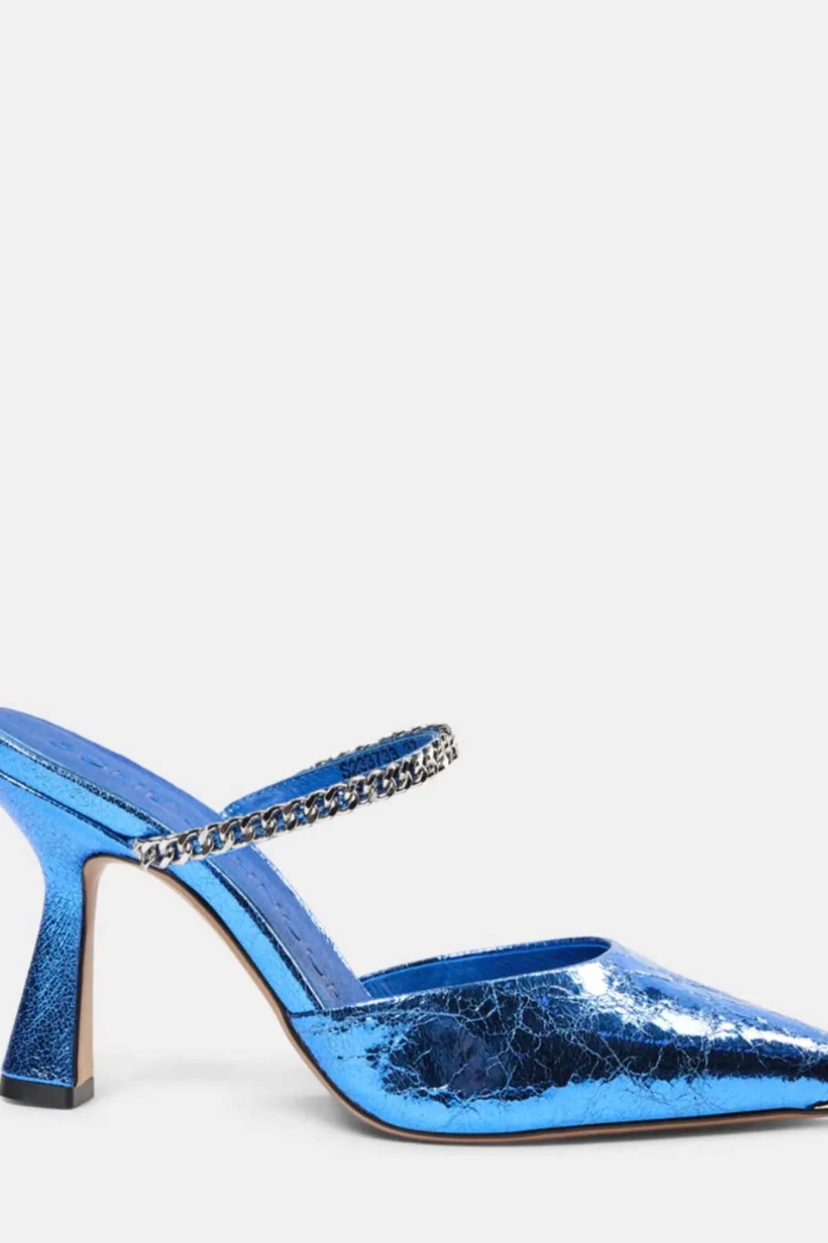 Stiletto Mules - Blue