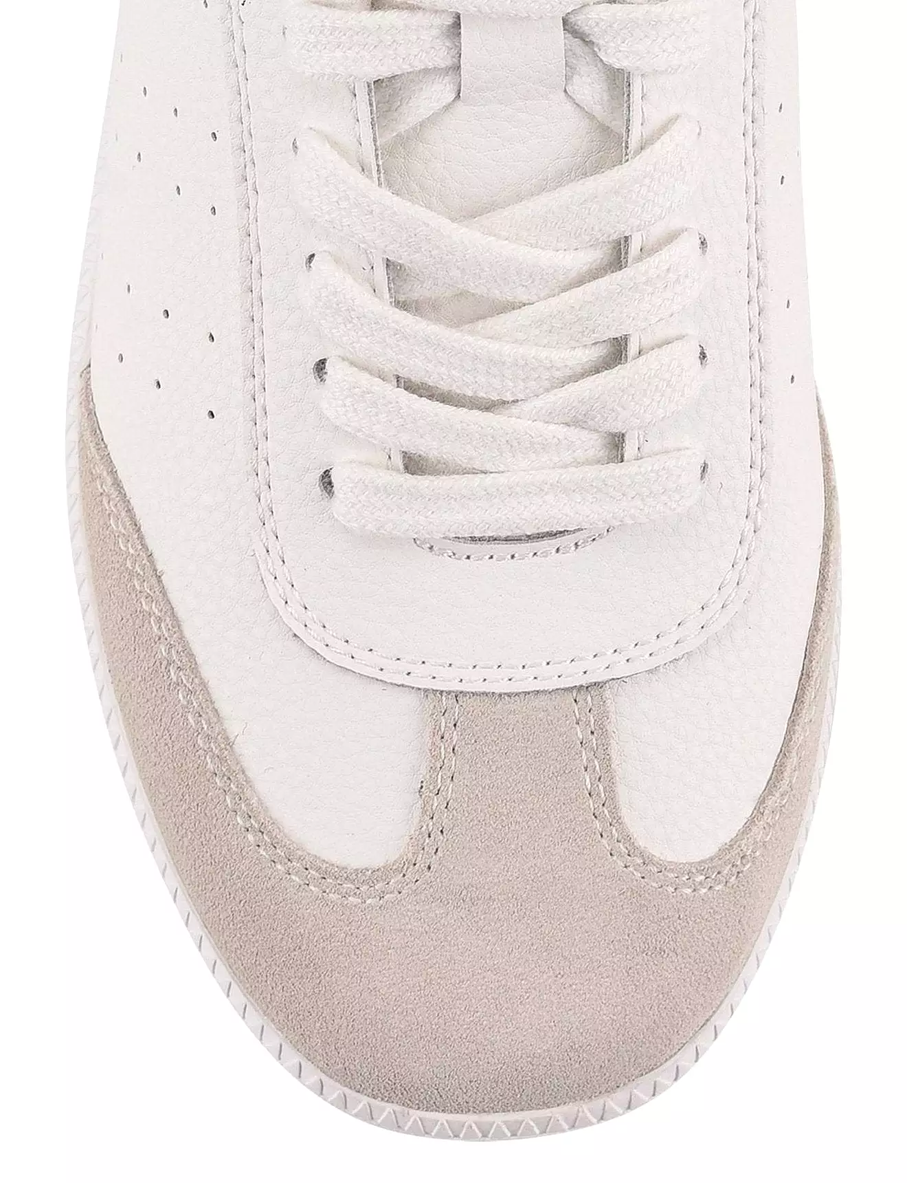 Sutton Cupsole Sneaker - White/Silver Leather