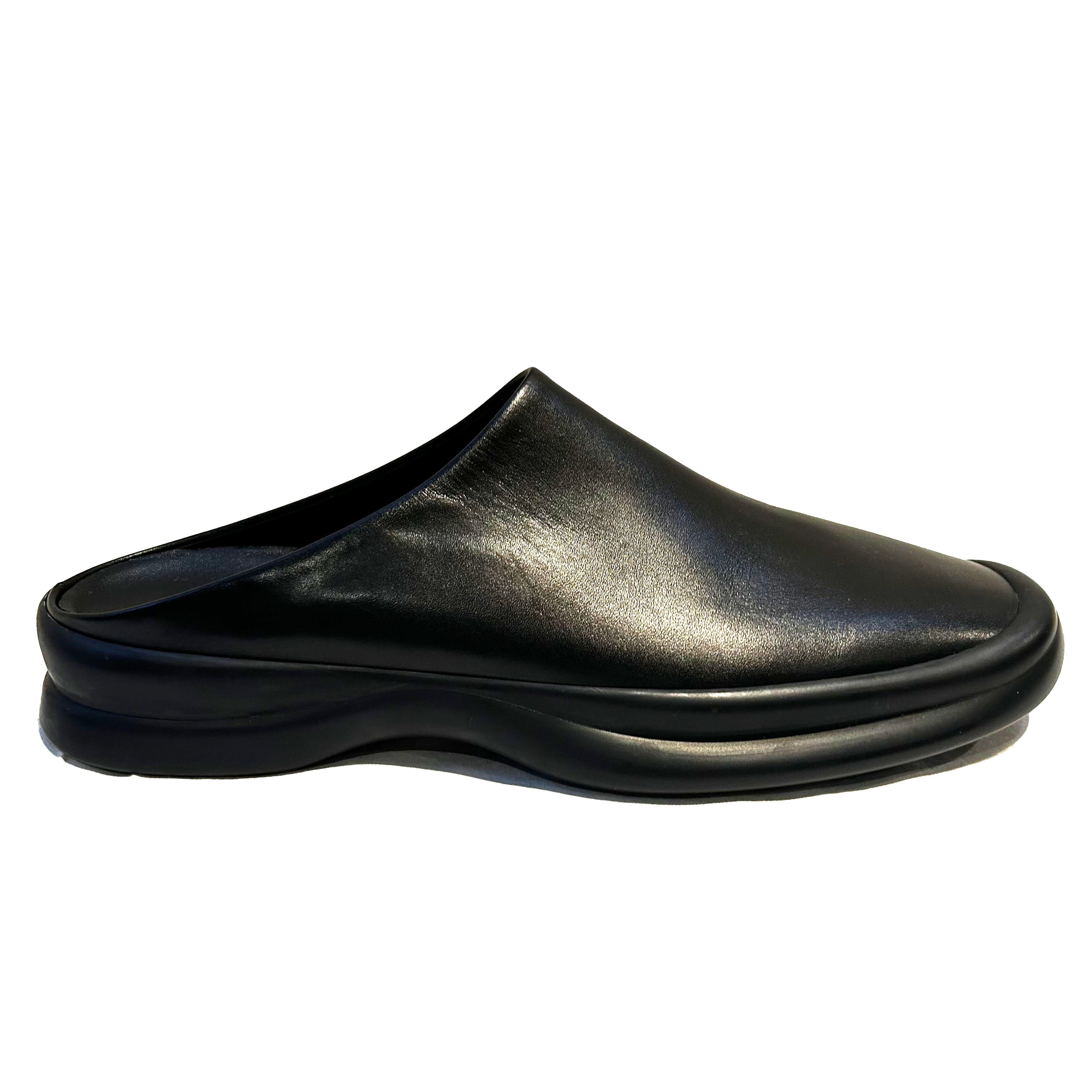 The Row Brand New 830 Black Town Clog Leather Mules 41