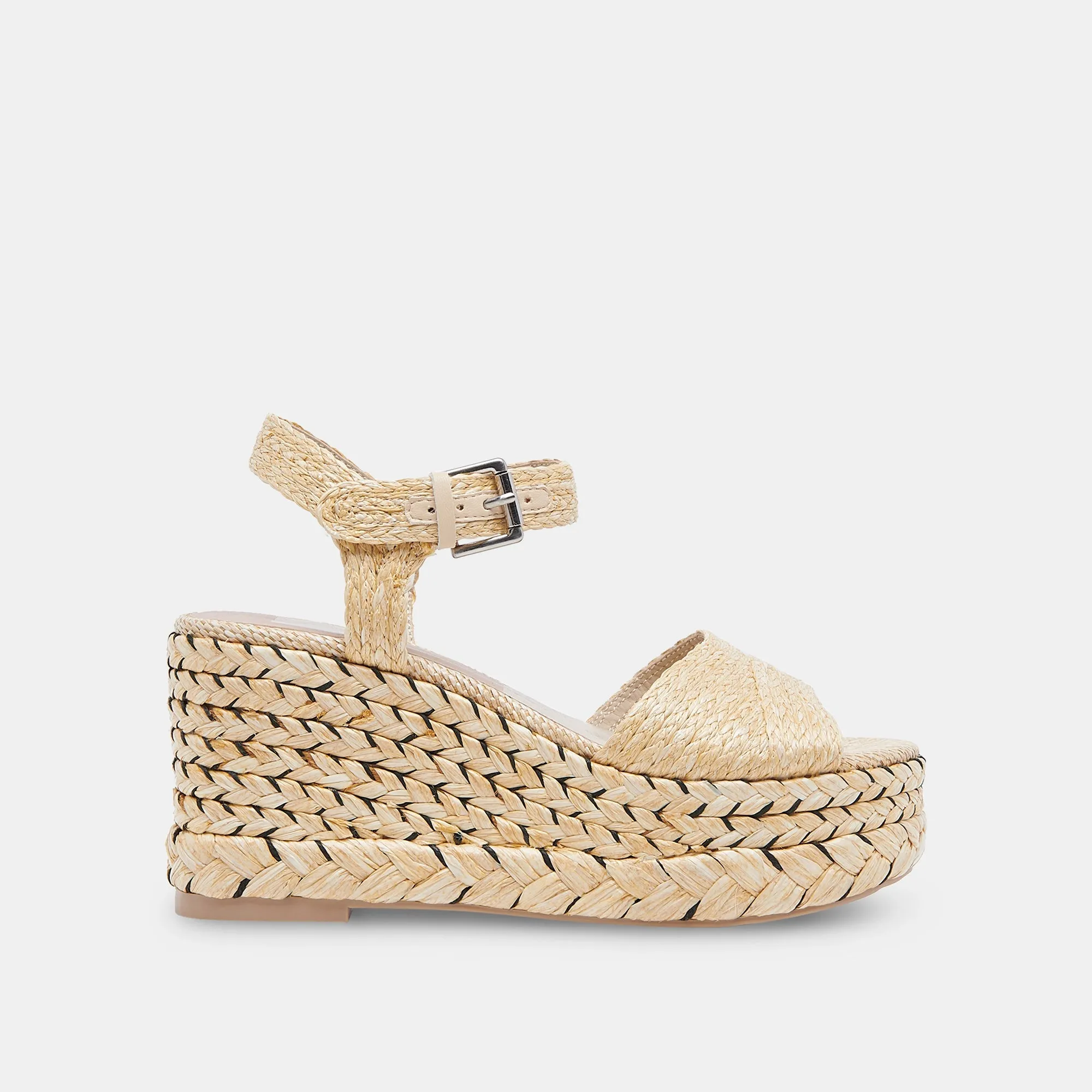 TIAGO WEDGES LT NATURAL RAFFIA - re:vita