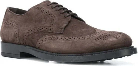 Tod's lace-up brogues Brown