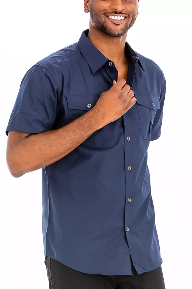 Two Pocket Button Down Shirt