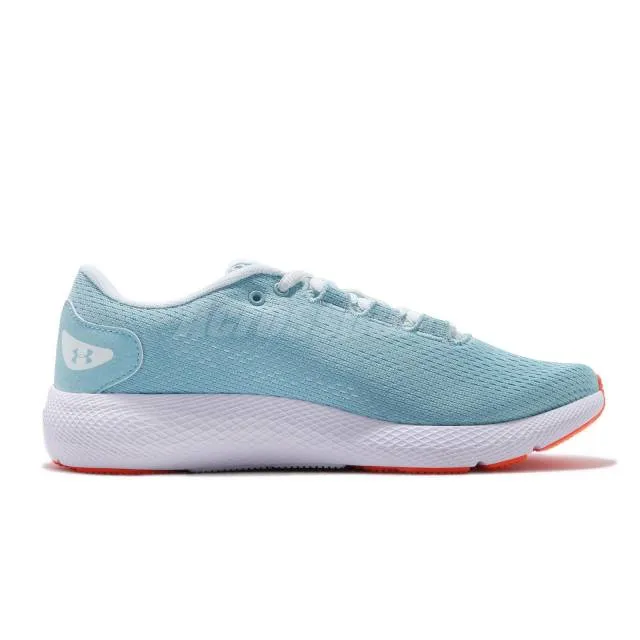 Under armour ua w charged pursuit 2 blue white women running shoes 3022604-400