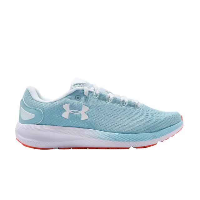 Under armour ua w charged pursuit 2 blue white women running shoes 3022604-400