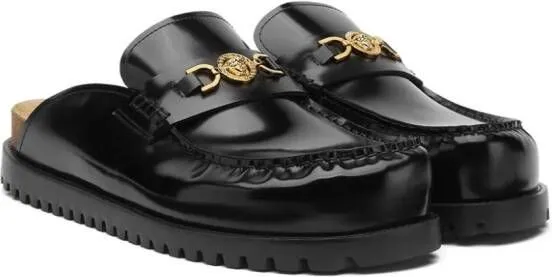 Versace Medusa '95 leather mules Black