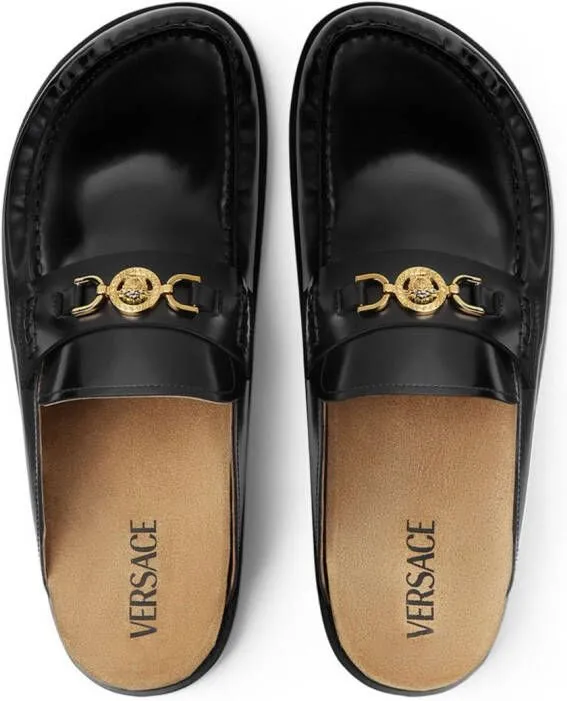 Versace Medusa '95 leather mules Black