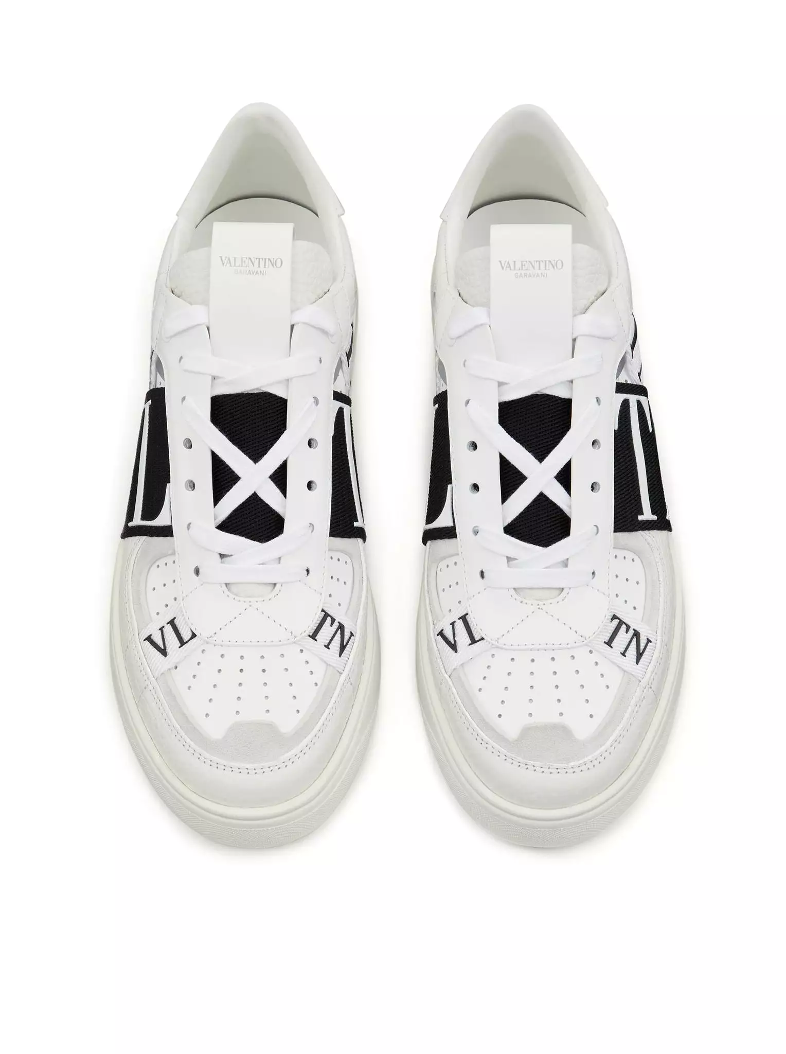 VL7N LOW-TOP SNEAKER IN CALFSKIN AND RIBBONS