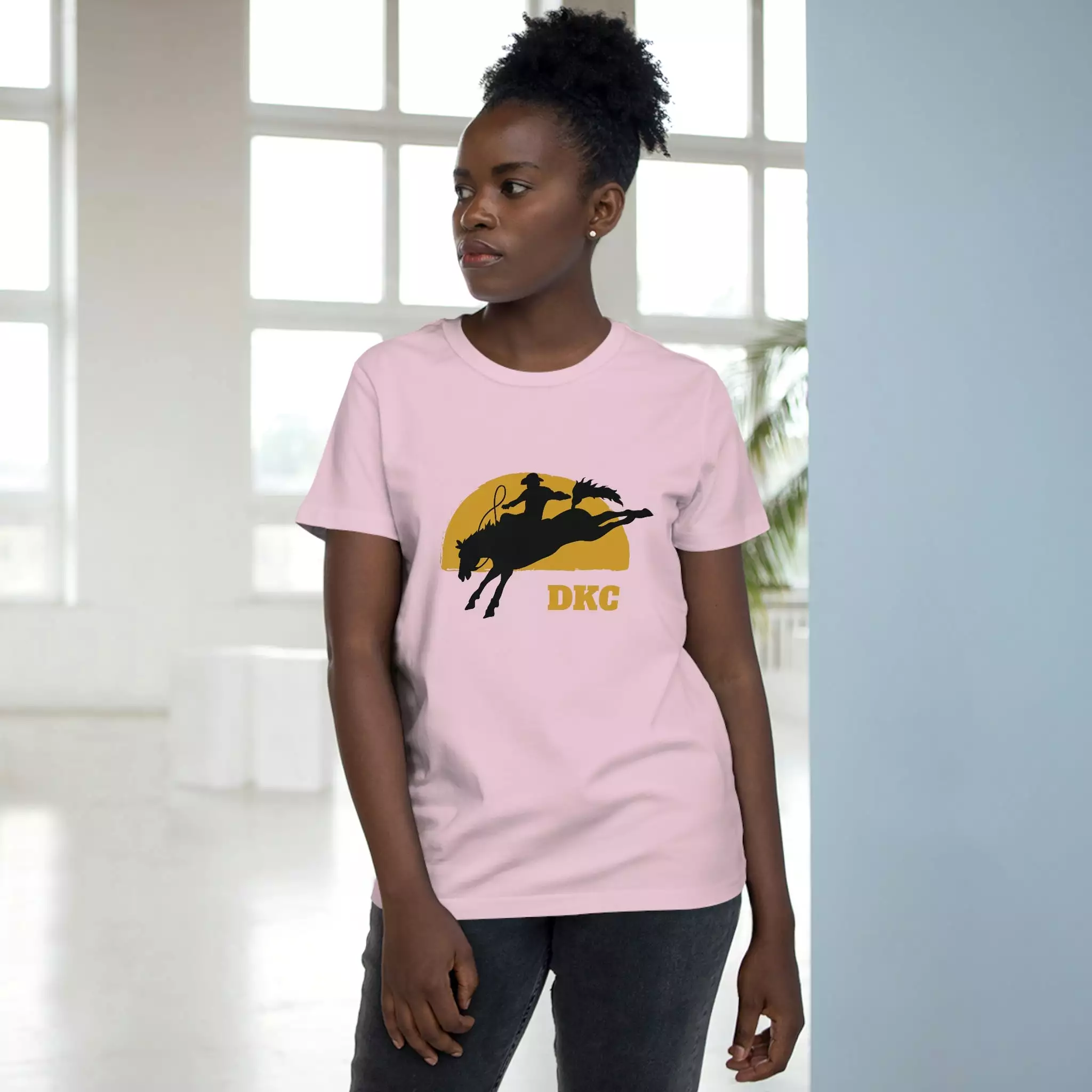 Women’s DKC horse Jump crew neck t-shirt