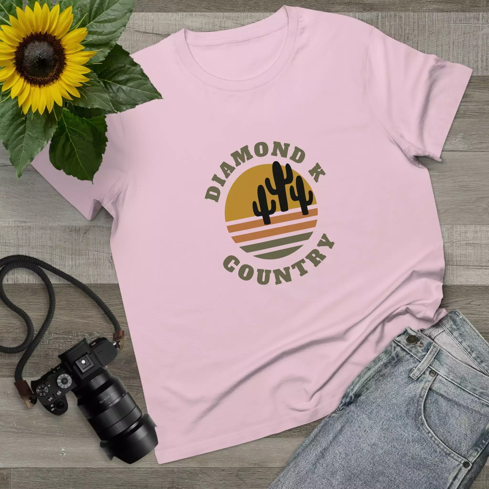 Women’s DKC Retro badge crew neck t-shirt