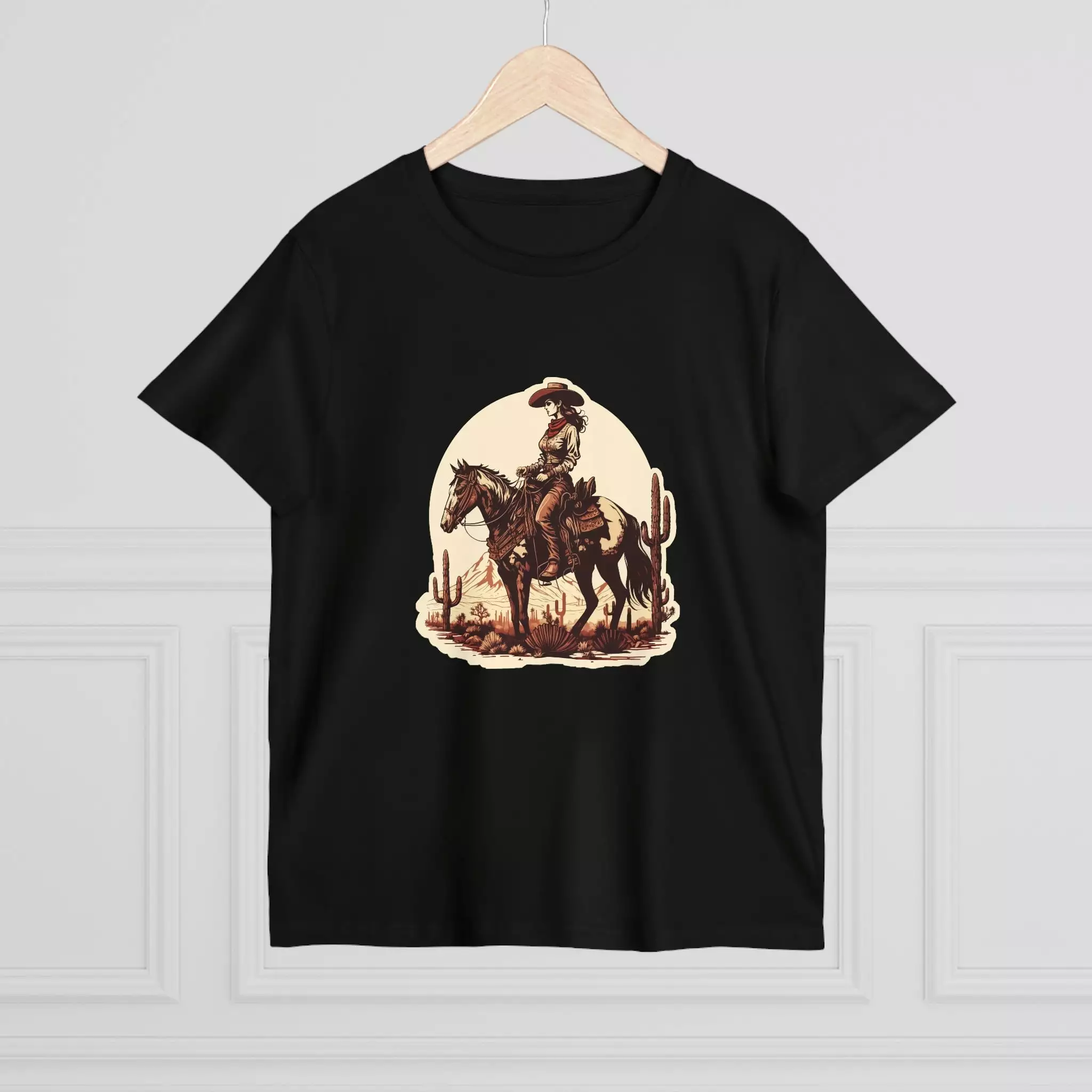 Women’s Western Cowgirl crew neck t-shirt