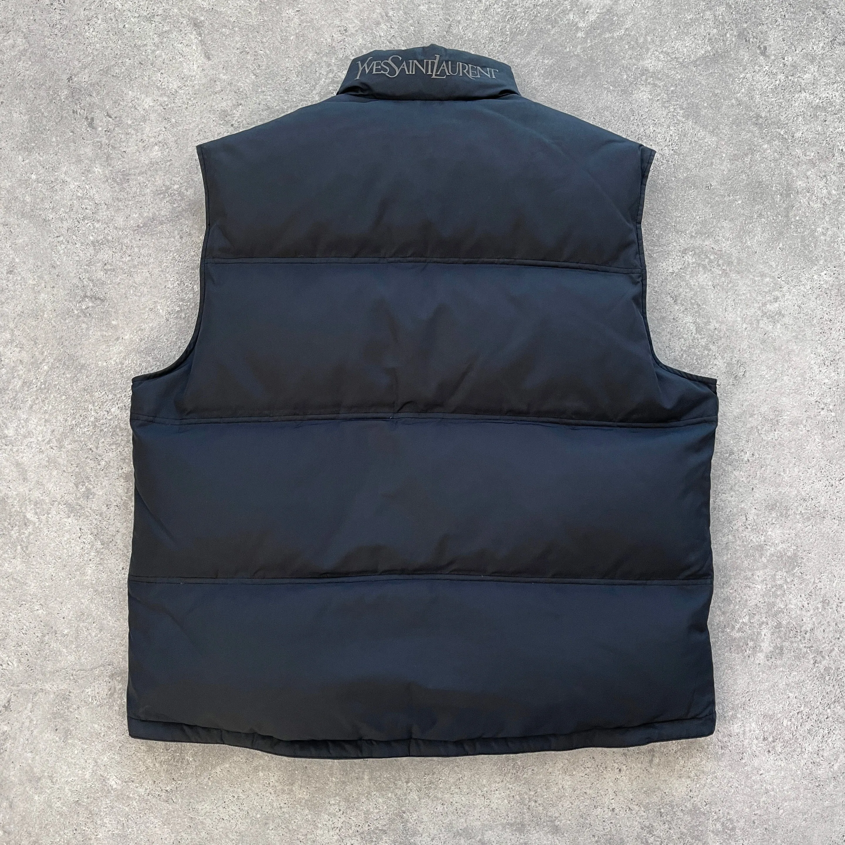 YSL RARE 1990s heavyweight down fill puffer gilet (L)